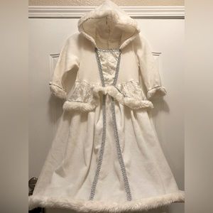 Halloween White Snow Princess Dress size 6-8